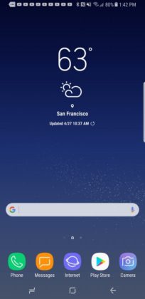 Samsung Galaxy S8 icone stock