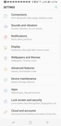 Samsung Galaxy S8 icone stock
