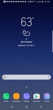 Samsung Galaxy S8 icone stock