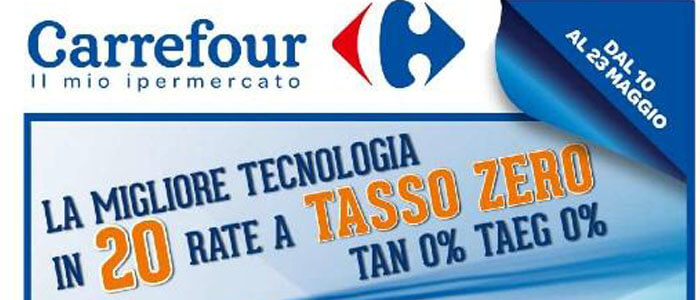 Offerte Carrefour del nuovo volantino.