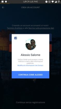 GoEuro app Android Recensione