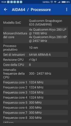Mi 6 AIDA 64