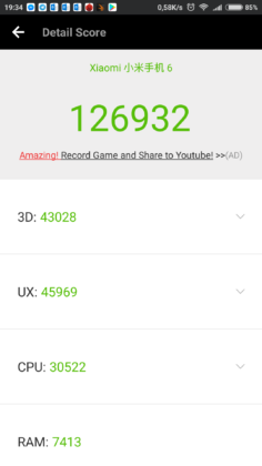 Mi 6 AnTuTu
