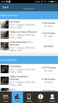 Mi 6 GFXBench