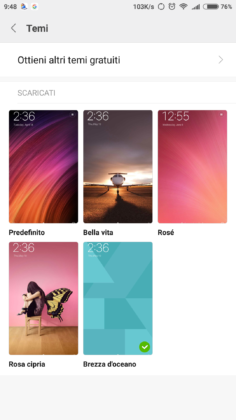 Xiaomi Mi 6 Temi