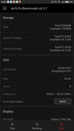 Mi Max 2 AnTuTu Benchmark