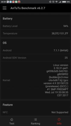 Mi Max 2 AnTuTu Benchmark