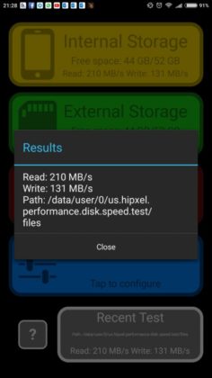 Mi Max 2 Disk Speed