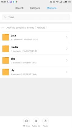 Mi Max 2 File manager