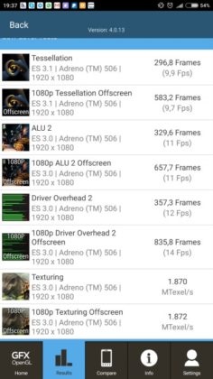 Mi Max 2 GFXBench