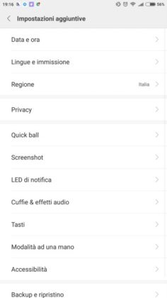 Mi Max 2 Impostazioni