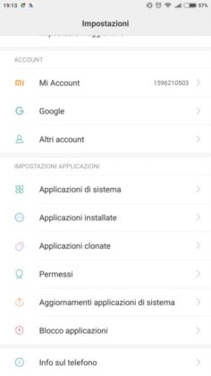 Mi Max 2 Impostazioni