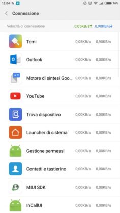 Mi Max 2 app Sicurezza