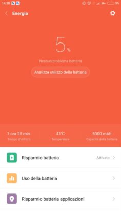 Mi Max 2 app Sicurezza