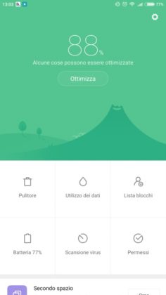 Mi Max 2 app Sicurezza
