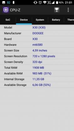 X30 CPU-Z