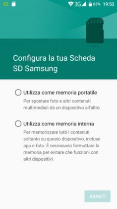 X30 Formattazione Micro SD