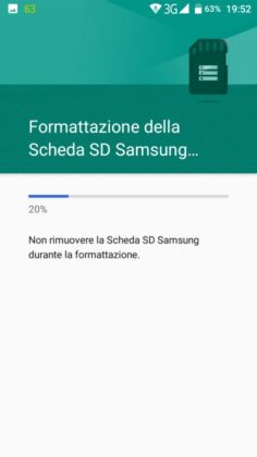X30 Formattazione Micro SD