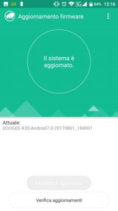 X30 Impostazioni