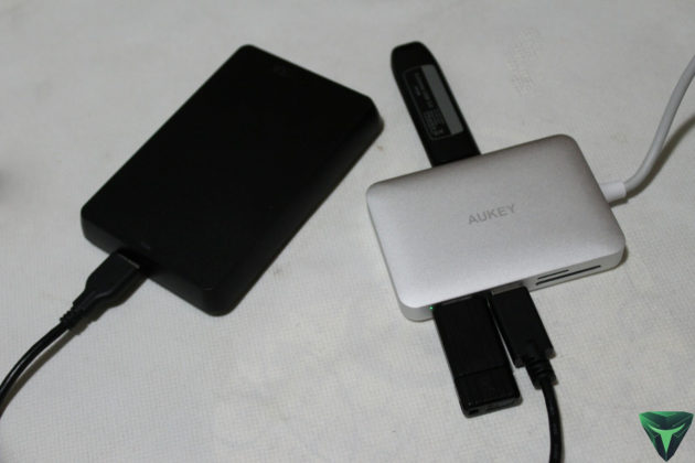 Aukey Hub USB Type-C recensione