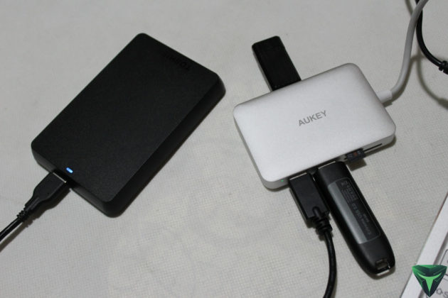 Aukey Hub USB Type-C recensione