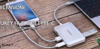 Aukey Hub USB Type-C recensione