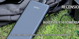 Aukey Powerbank PB-Y14 20.000 mAh recensione