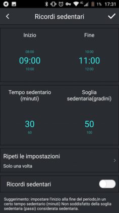 No.1 F4 smartband recensione