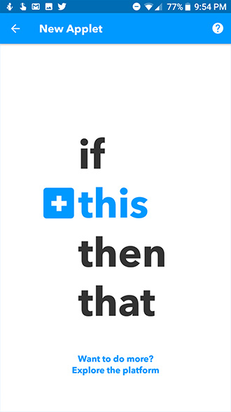 Come usare IFTTT