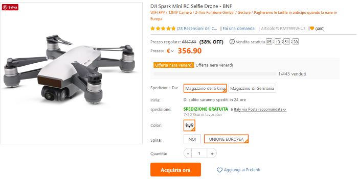 DJI Mavic Pro e Spark TomTop