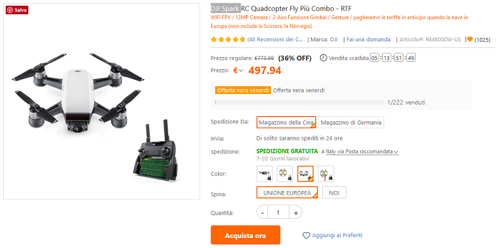 DJI Mavic Pro e Spark TomTop