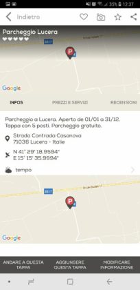 CaraMaps app viaggiare camper recensione