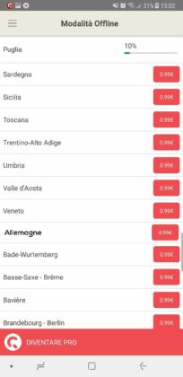 CaraMaps app viaggiare camper recensione