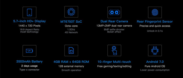 UHANS i8 offerta GearBest
