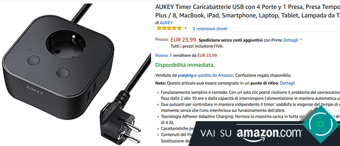 Aukey PowerHub PA-S20 recensione