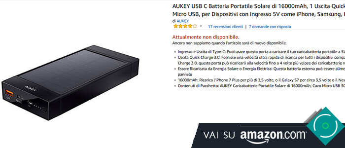 Aukey Powerbank PB-P23 recensione