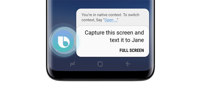 Fare uno screenshot con Bixby Voice