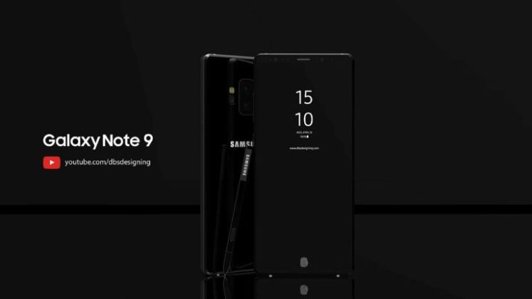Samsung Galaxy Note 9 concept DBS Designing