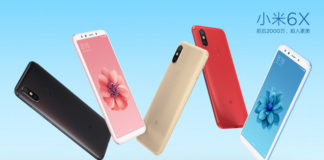 Xiaomi Mi 6X colorazioni