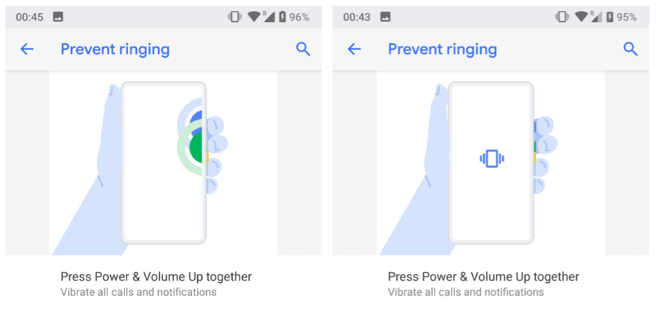 Google Pixel 3 design