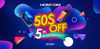 HomTom quinto anniversario offerte