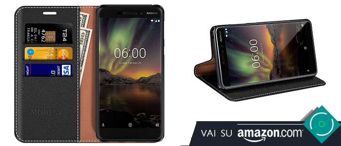 Nokia 6 2018 migliori cover custodie Amazon