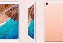 Xiaomi Mi Pad 4 immagini pubblicitarie leak