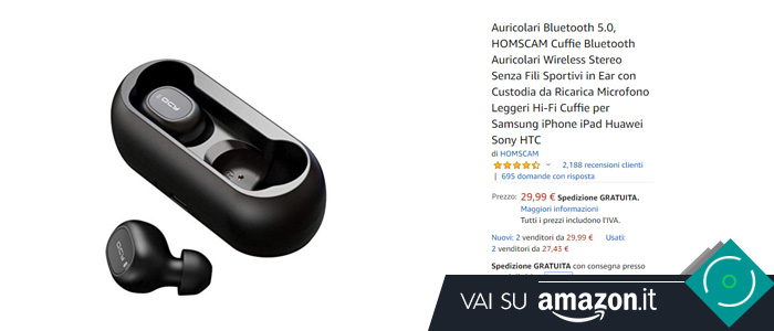 Migliori auricolari bluetooth True Wireless