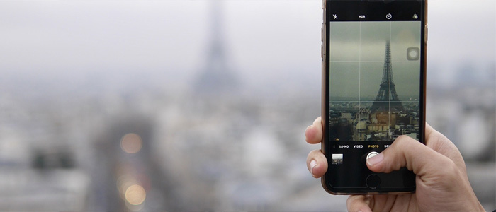 Smartphone foto regola dei terzi