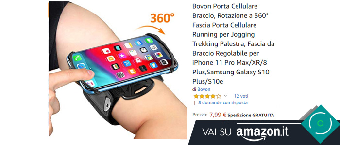 Fascia braccio smartphone Bovon