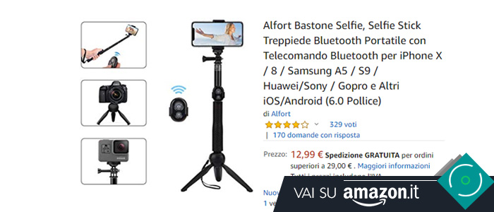 Miglior bastone da selfie
