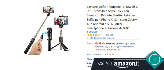 Miglior selfie stick