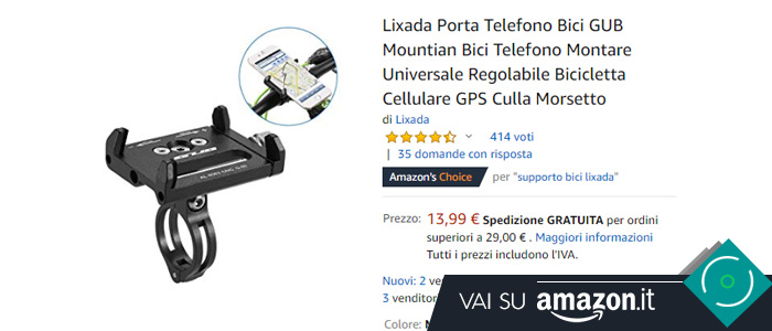 Supporto bici smartphone