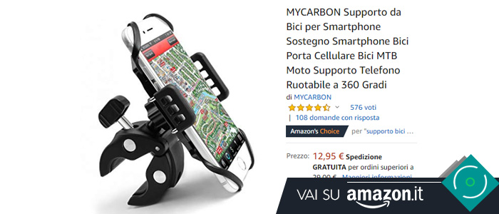 Smartphone holder bici